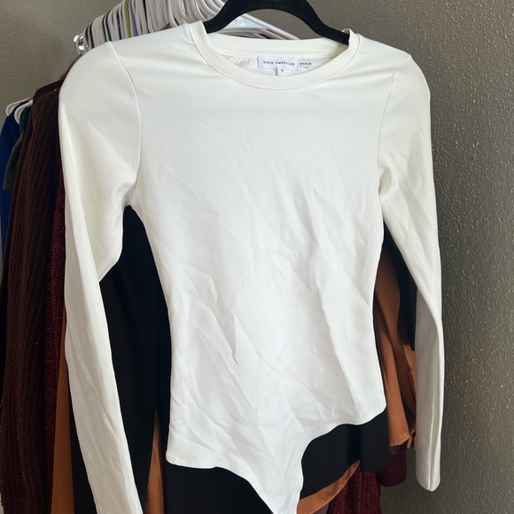 Good American Scuba Crewneck Bodysuit size 1 - Picture 2 of 4